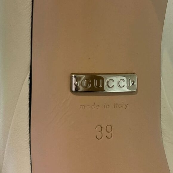 Gucci Janaya GG Studded Platform Sandals Mystic White Size 39 + Box & Dust Bags - Picture 12 of 12